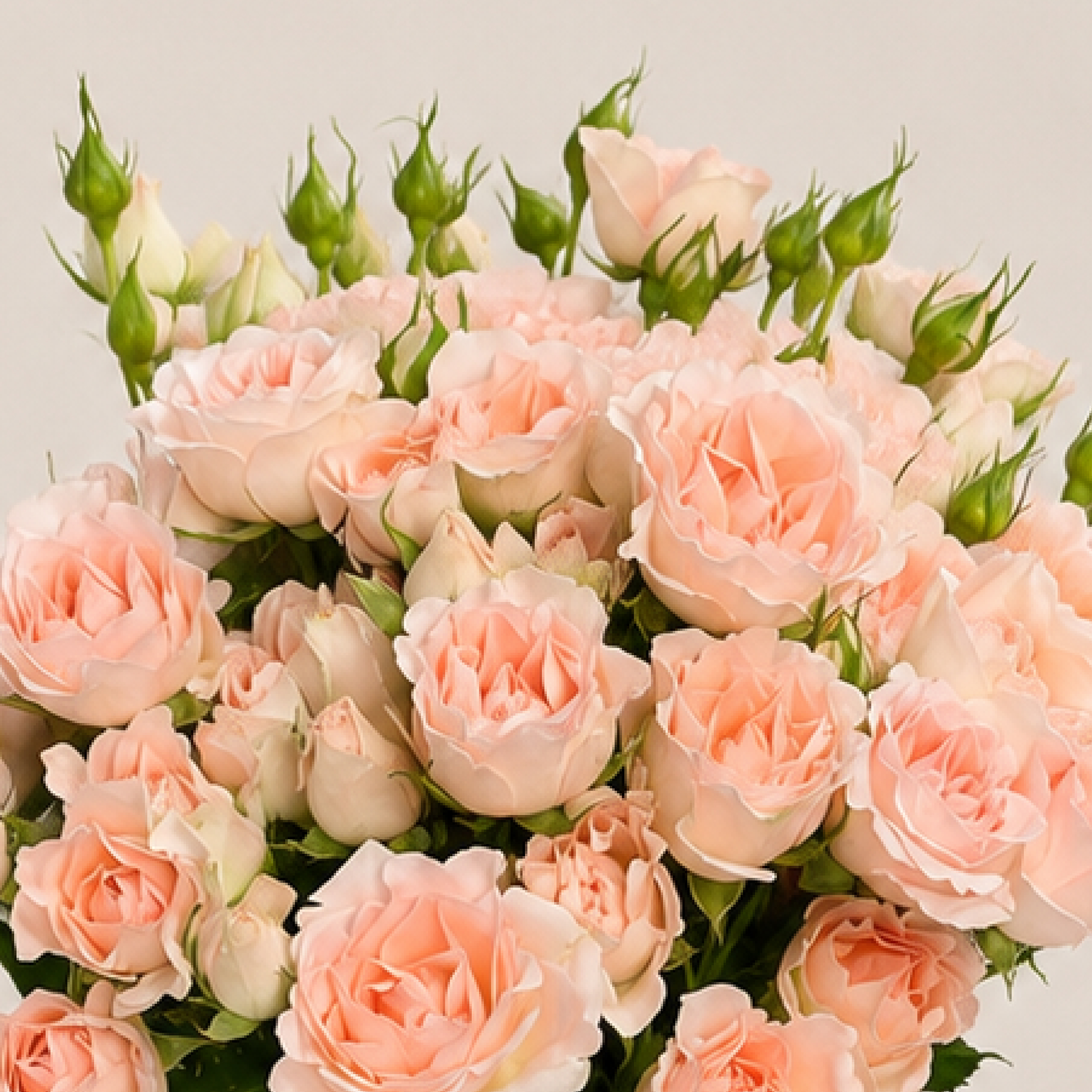 Luxury Pink Spray Rose Arrangement | Fresh Spray Roses in Elegant Glass Vase | Flori Mart Qatar 5