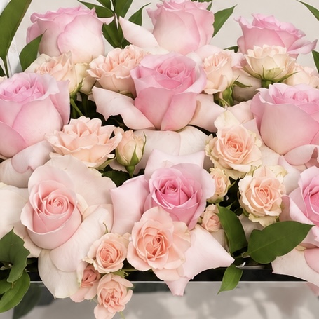 Pink Roses Get Well Flower Box – Alhamdulillah Ala Al Salama 5