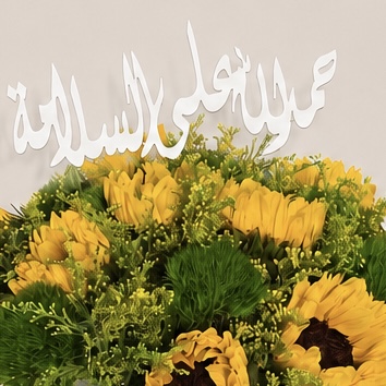 Sunflower Get Well Flower Arrangement in Glass Vase – Welcome Back Flowers 5