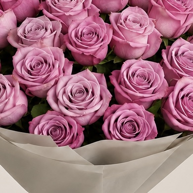 Luxury Small Lilac Rose Bouquet | 15 Premium Lilac Roses 3