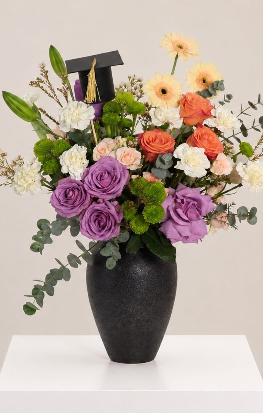 Luxury Graduation Flower Arrangement – Premium Graduation Gift Vase 3