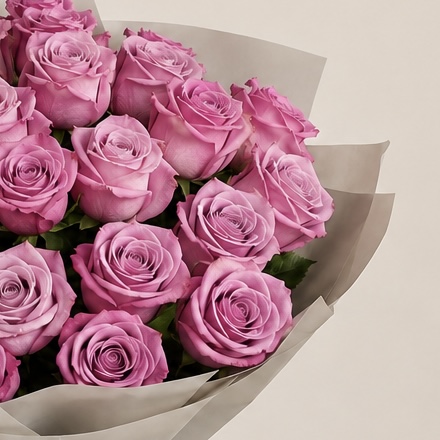 Luxury Small Lilac Rose Bouquet | 15 Premium Lilac Roses 6