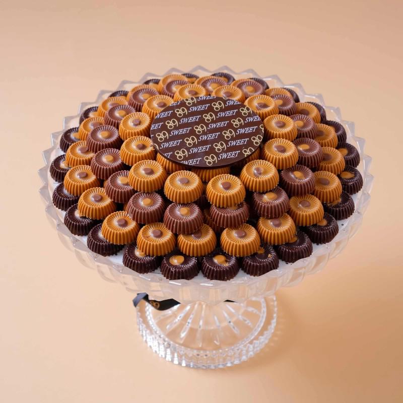 Luxury Crystal Mix Chocolate Tray – 159 Piece Gourmet Chocolate Collection