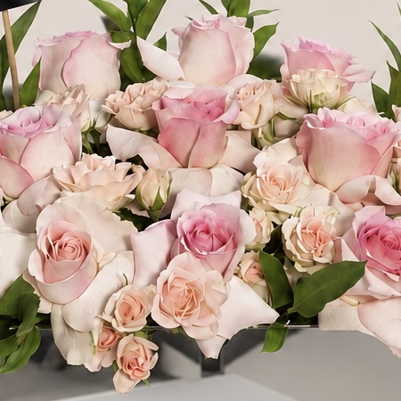 Luxury Pink Rose Graduation Box with Graduation Cap 5