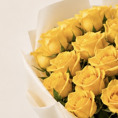 Large Yellow Rose Bouquet | 50 Premium Yellow Roses 3